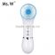 Battery operated 2 in 1 facial sonic cleansing brush with replaceable head