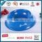 full color painting blue color stainless steel pet bowls