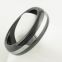 Black Zirconia Ceramic Jewelry Ring For Couple , Ceramic Wedding Ring