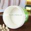 Green Color Disposable Salad Paper Bowls Custom Logo Offset Printed