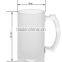 Coating drinking glass mug sublimation glass mug with handle coating beer glass mug