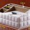 quality PU leather multifunctional desktop storage tissue box