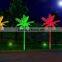 Artificial waterproof lighted indoor outdoor high quality LED palm tree festival decorations