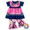 short sleeve ruffle shirts and pants baby boutique remake outfits wholesale girl boutique clothes