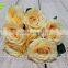 GNW FL-RS40-7-8CM Best choice Superior quality Artificial champagne Rose Flower for wedding Decoration