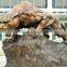 animal metal garden bronze black panther statue outdoors