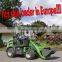 800KG mini wheel loader price list HZM908 Chinese wheel loader with protection chain