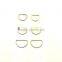 Nickel Finish Metal D Ring / Metal Hardware Ring / Steel Rings