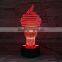 UCHOME 3d Light Model Ice Cream 3d Illusion Table Lighting Lamp