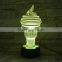 UCHOME 3d Light Model Ice Cream 3d Illusion Table Lighting Lamp
