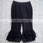 Solid Color Girls Icing Cotton Pants Icing Three Ruffle Leggings For Girls Wholesale Baby Kids Icing Ruffle Long Pants