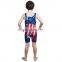 Dry fit breathable wrestling singlets could plus size