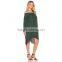 2016 New fashion ladies dress design long sleeve women casual ladies one piece dress