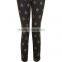 Cool pattern printed hot girt sexi photo slim fit cigarette harem pants