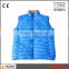 100% nylon casual body warmer light weight down vest with soft hand feeling