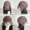High quality body wave natural black Brazilian Human hair lace front wig