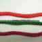 Durable antique colorful nylon braided cord with loop