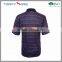T184-092-1505BS Men Polo Shirt Short Sleeve Custom Striped Polo Shirt