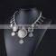 Heavy Cheap Chunky Statement Necklace Vintage Alloy Jewelry Necklaces