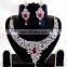 Fashion wear Diamond Jewelry-American Diamond Necklace set-Cubic zirconia Necklace set-Wholesale Indian Jewellery 2016