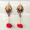 Tribal Pom Pom Earrings / Tassel pom pom Earrings / BOHO pom pom Earrings /Banjara Gypsy Pom Pom Earrings