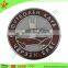 Best quality promotional custom hard enamel football round pin badge