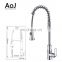 2018 Morden New Design Brass  High Quality Pull Out Single Hole Kitchen Electric Faucet