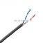 indoor and outdoor 2 pairs 0.3mm2 telephone cable