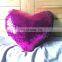 Heart Mermaid Sequin Pillow Case Reversible Valentine Throw Cushion Cover