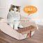 Printed Button Design Closed Cat Litter Tray Box Cat Sand Basin Pet Litter Box