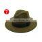 Army Green Wool Felt Jazz Fedora Hats Men Women Wide Brim Sombrero British Style Trilby Formal Panama hats Dress Hat