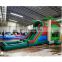 Jungle Theme Blow Up Slide Backyard Inflatable Water Slide With Pool