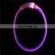 Wholesale luminous PVC led light dog collar usb rechargeable safety for all dog breeds