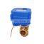 Water Treatment Operation Electric Control 3 Way DC 12 Volt Three Way Water  Shut Off Ball Mixing Valve