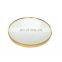 Wholesale gold aluminium framed wall mounted mirror round vanity mirror