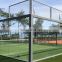 China safety 10mm 12mm clear colorless tempered toughened squash tennis padel court glass panel with heavy duty fitting cost