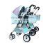 Multifunction 2 in 1 reversible twin baby stroller