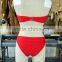 New Fashion 2016 Women's Sey Strapless 2 Piece Bikinis Set Red Bandage Swimsuit Ladies Fashion Bathing Suit Swimwear