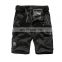 Men's Six Pockets Streetwear Cargo Short Pants with Belt