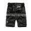 Men's Six Pockets Streetwear Cargo Short Pants with Belt