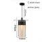 American Rustic Decorative Glass Pendant Light E27 Retro Hanging Lamps