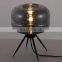 Nordic UFO Glass Shade Table Lamp Technology Triangle Fixed Decorative Table Lamp Room Bedroom