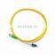 Jacket yellow Fiber Optic Patch cord SC/APC- LC/APC 5Meter Simplex Single mode G.657a1 2.0mm PVC  Fiber Optic Patch cord