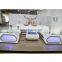 2022 Italian style modern sectional sofa set furniture simple living room sofas