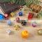 Brand New Plastic Pendants Hot Selling Yellow Antique Festive Silver Blue Small Christmas Decor