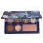 Custom Logo 7 Colors Cosmetic Palette Eyeshadow Case Paper Matte Private Label High Pigmented Base With Mirror