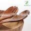 Eco Friendly Biodegradable Wooden Tableware Fork Spoon Bowl