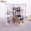 crystal clear acrylic fashion earing holder jewelry case display 120 pairse earring storage box