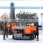 200m portable hydraulic 280 fy200 dth crawler pneumatic water well drilling rig for rocks