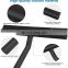 Hot Sell Black Silicone Shower Squeegee Clean Wipers water Blade with Silicone hook